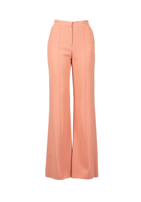 Pink flared high-waist trousers Elie Saab - women